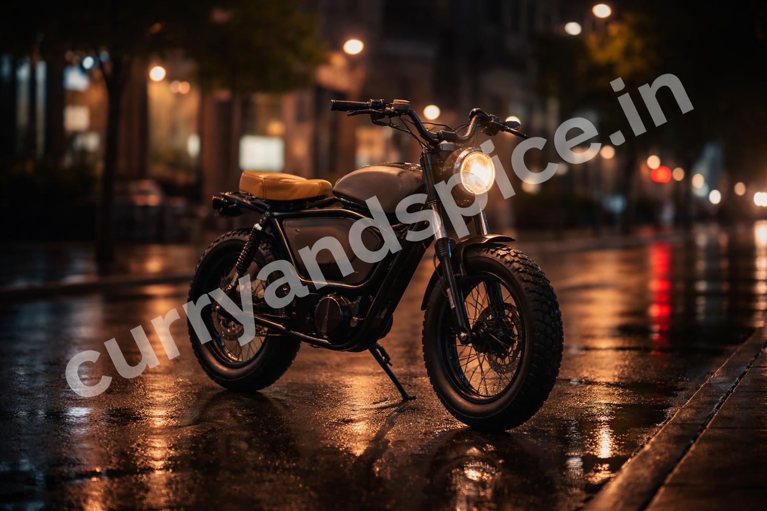 Avore ev bike night road lifestyle shot