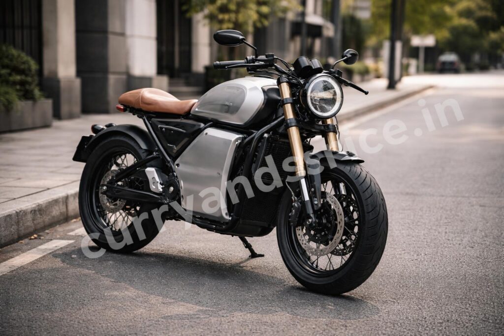 Avore ev bike retro electric bike front view