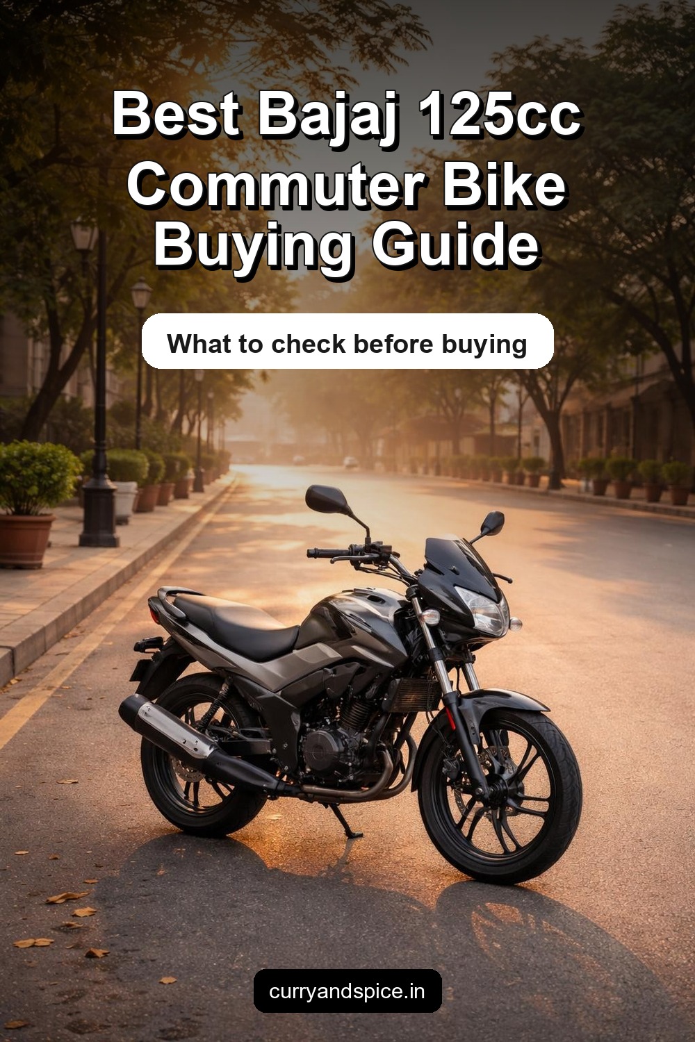 Pinterest image for Bajaj 125cc Commuter Bike Launched – Refined 125cc Engine, Practical Design, Premium Features
