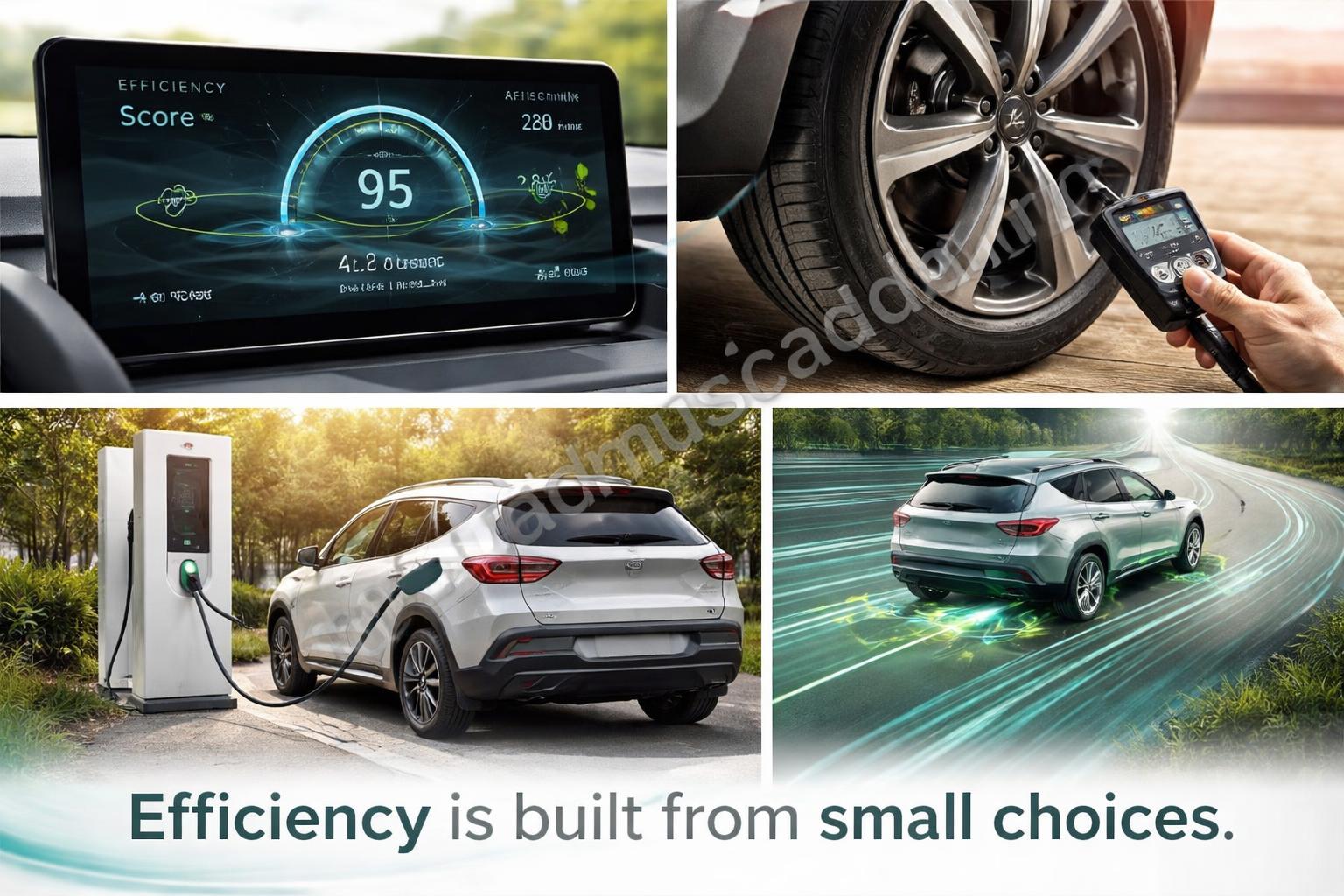 Ev range efficiency and tire comparison