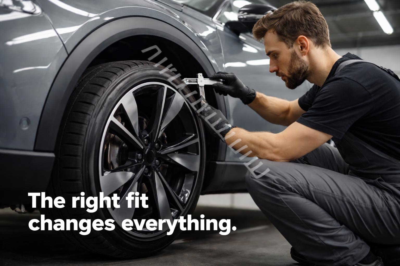 Ev suv wheel and tire fitment check