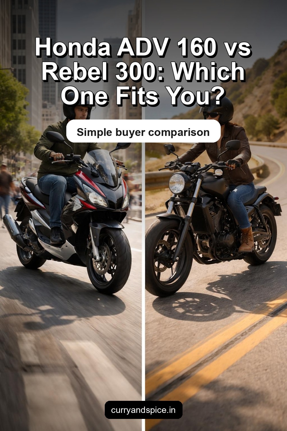 Pinterest image for Honda ADV 160 Launched – 156cc eSP+ Engine, Adventure Scooter Design, Premium Features