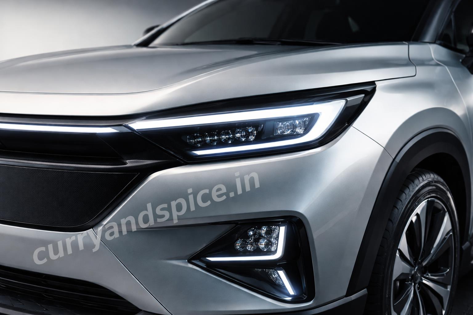Honda elevate ev led headlamp detail
