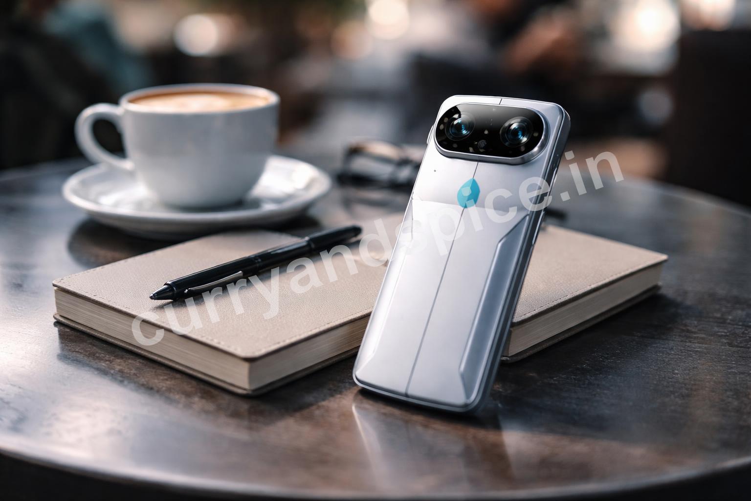 Honor robot phone editorial lifestyle shot
