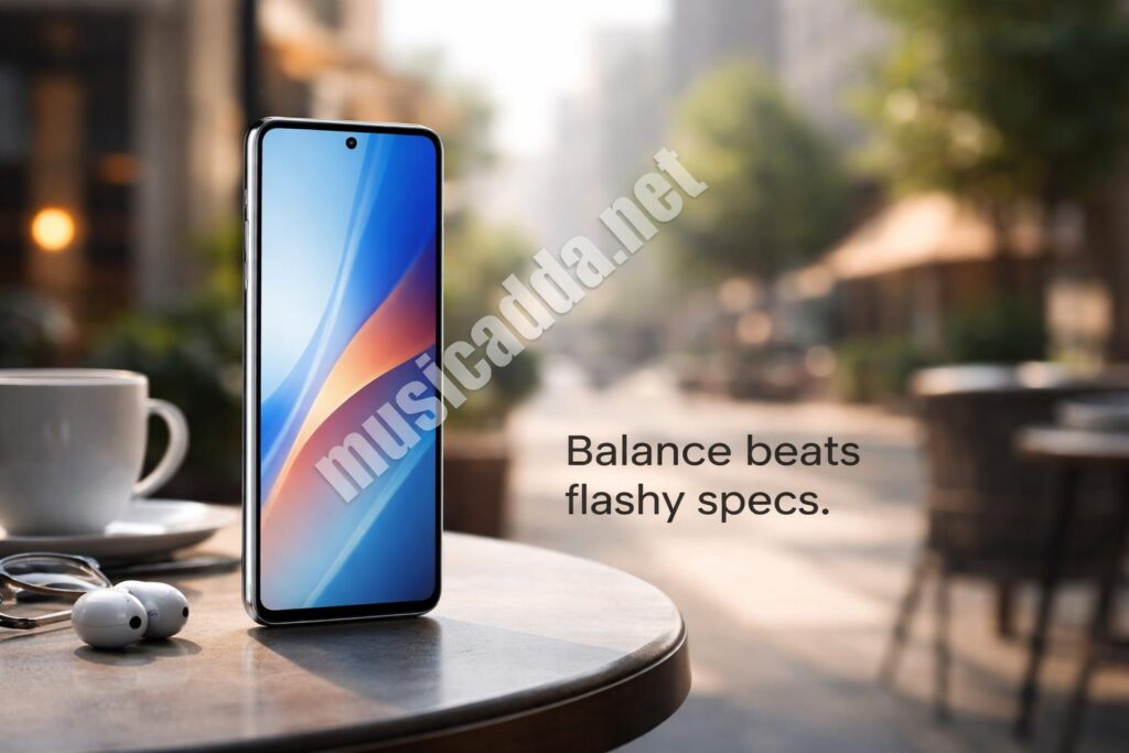 Iqoo z11 lite slim front view