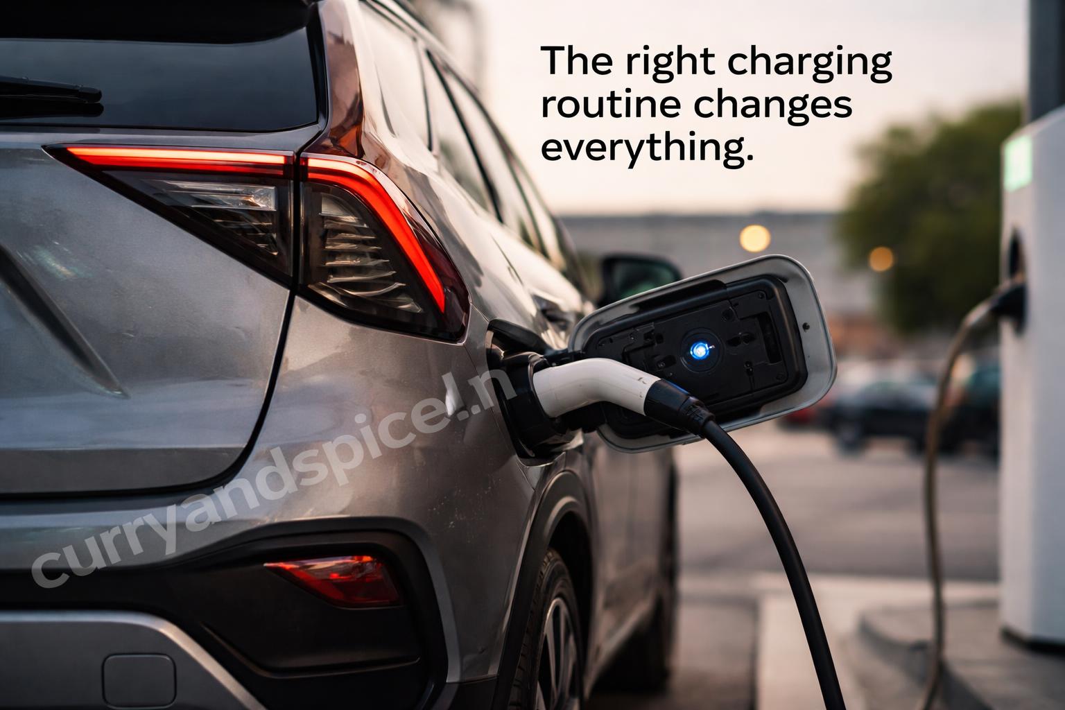 Kia niro ev charging port closeup