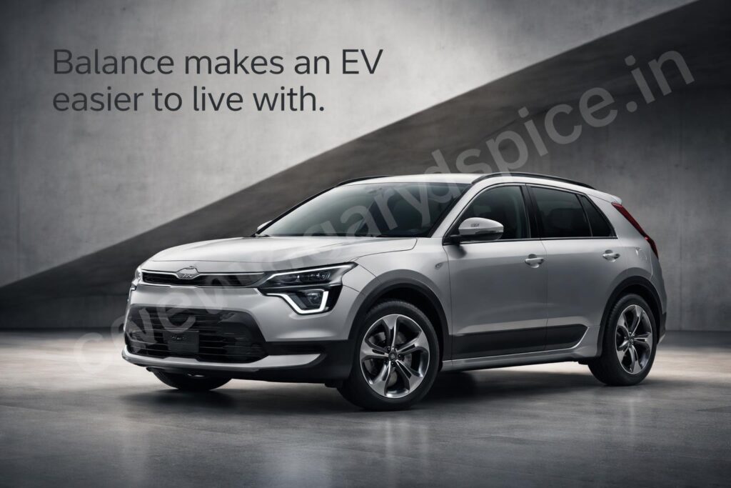 Kia niro ev front three quarter studio