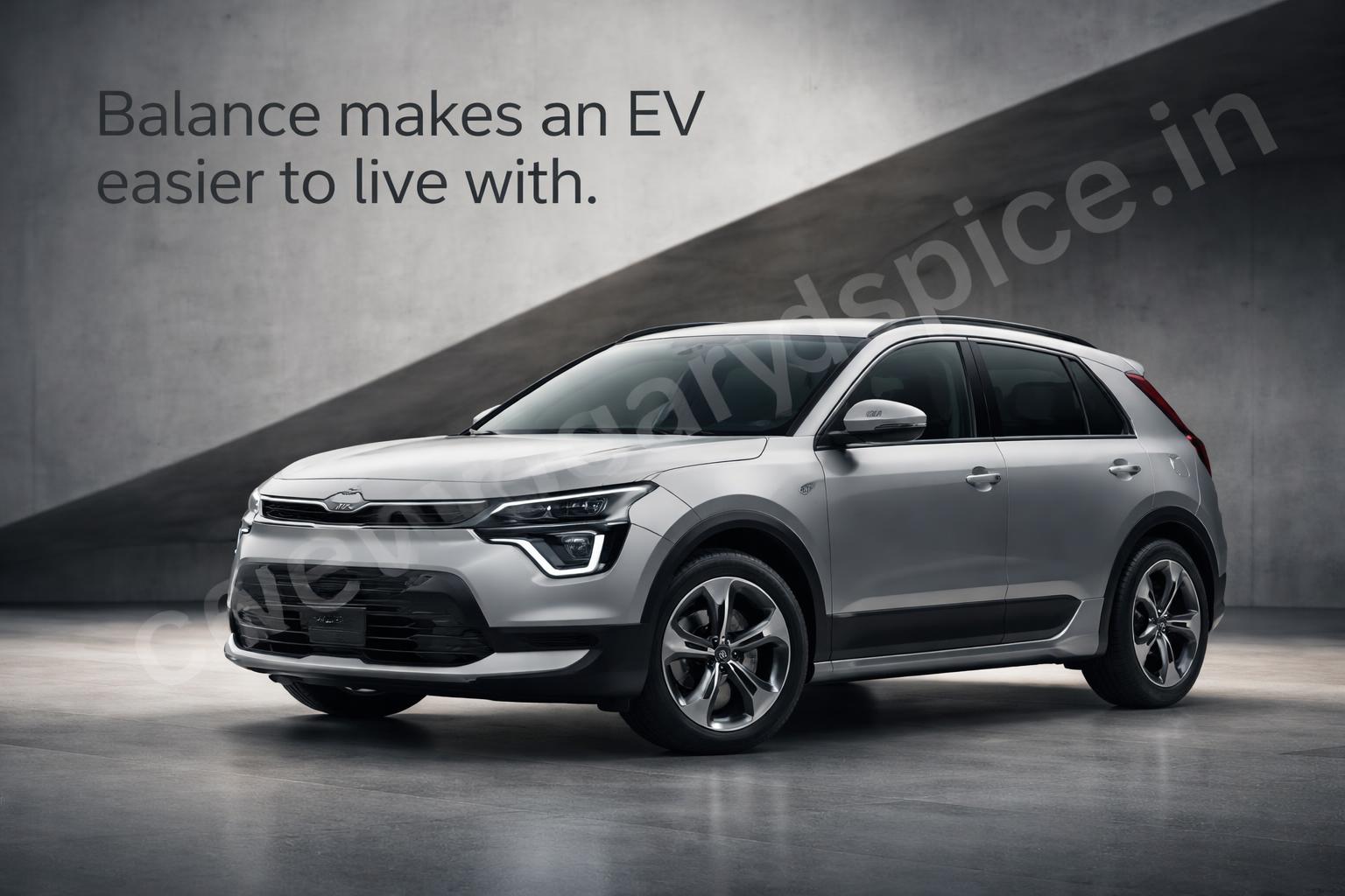 Kia niro ev front three quarter studio