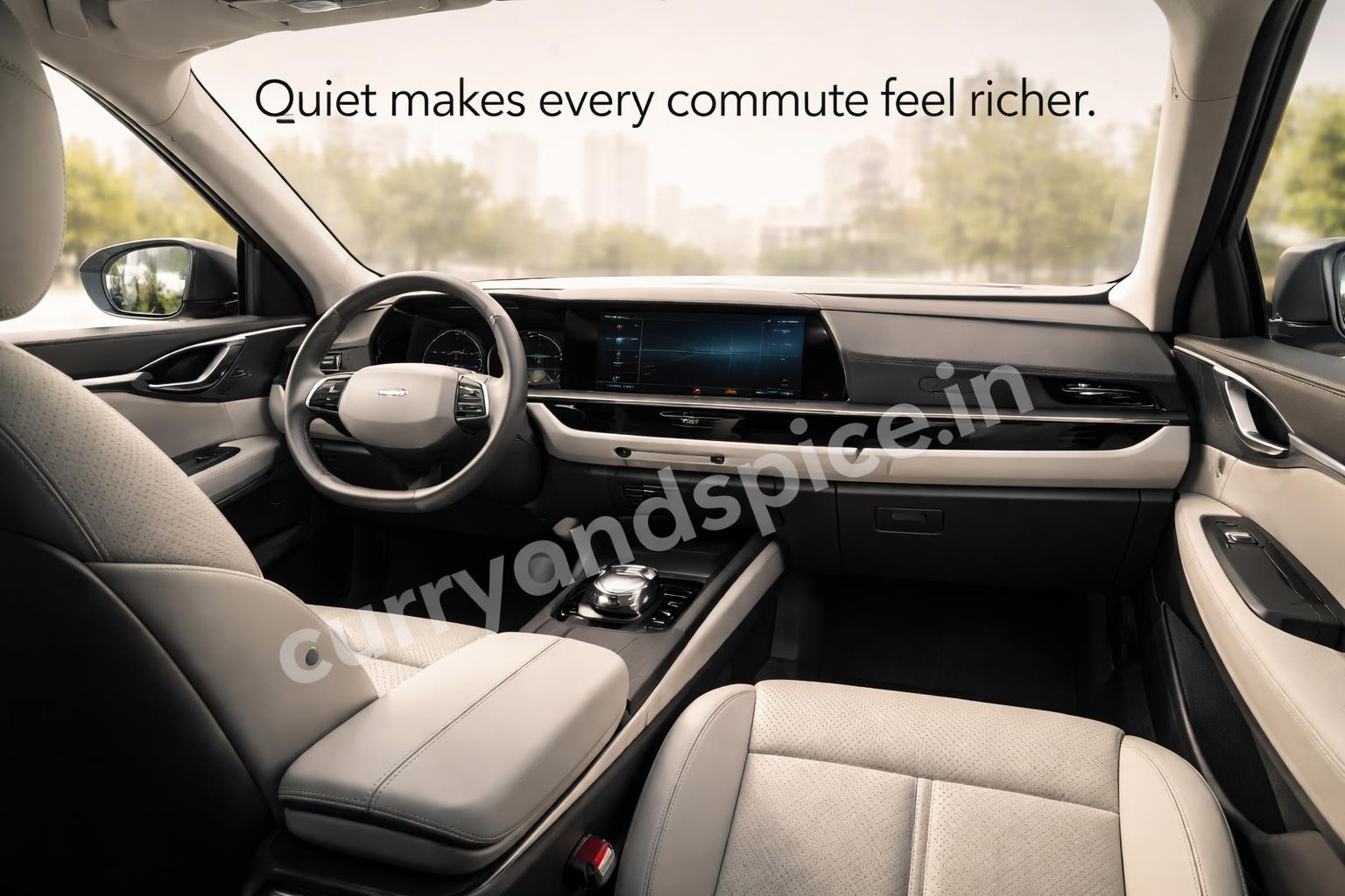 Kia syros ev modern compact suv cabin