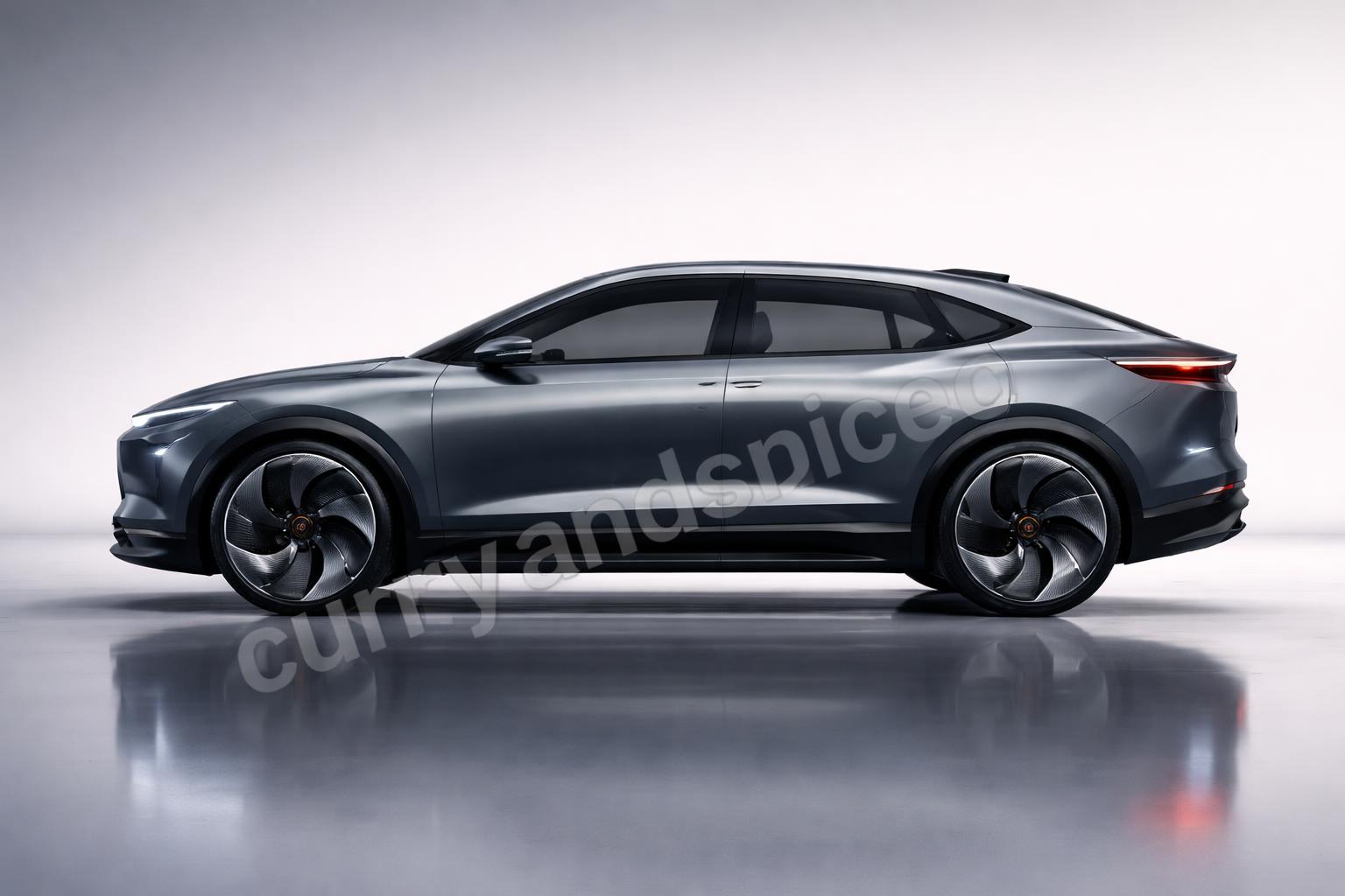 Mahindra electric coupe suv profile