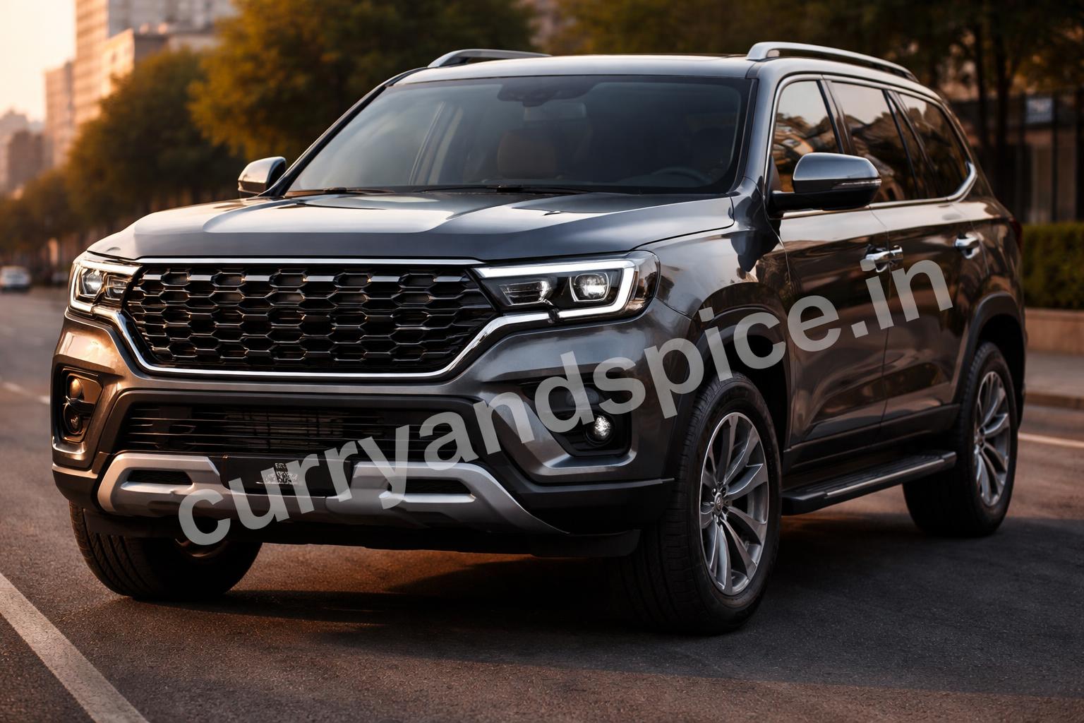 Mahindra scorpio n facelift bold styling