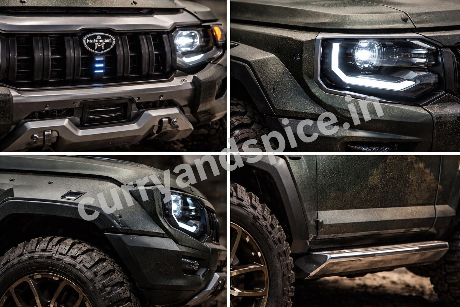 Mahindra thar e design details rugged electric suv