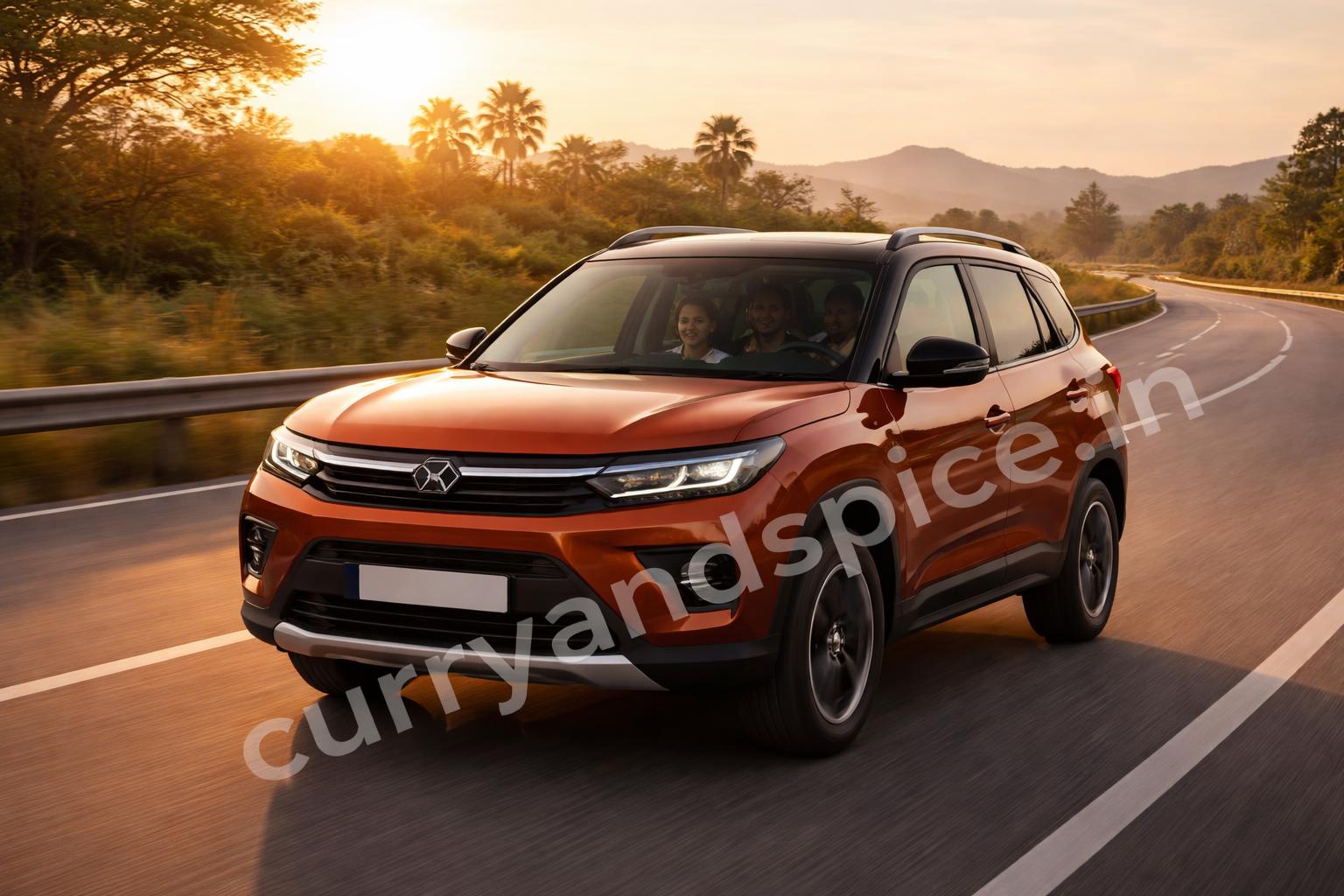 Maruti brezza facelift family ready suv on road