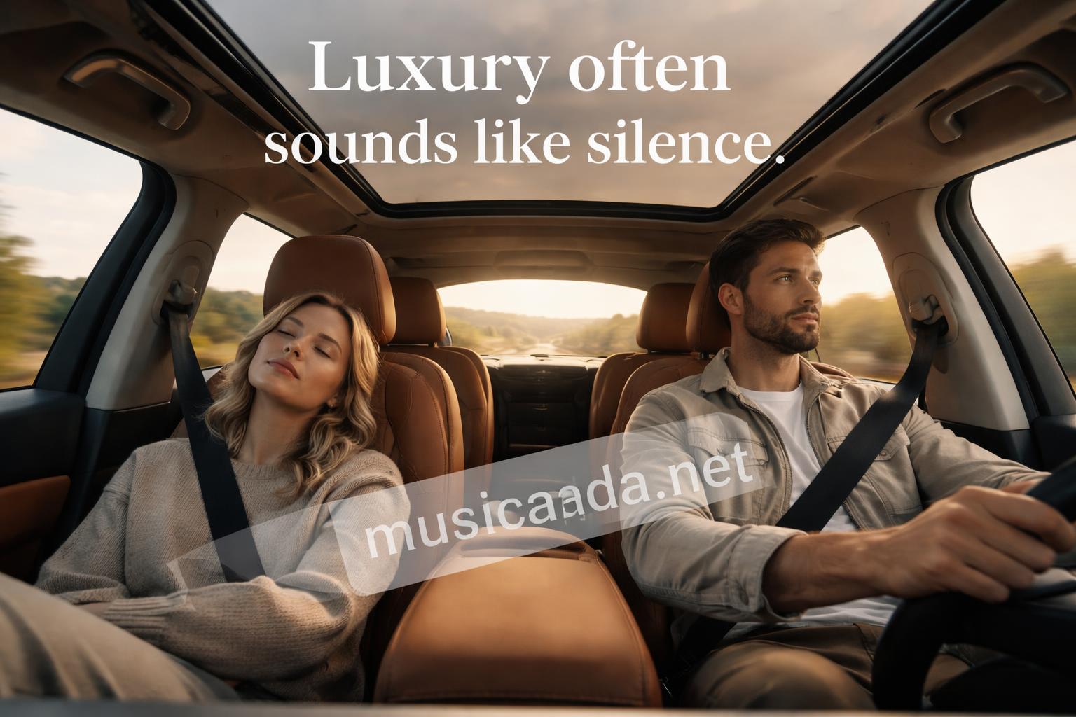 Premium ev interior with quiet touring ambience