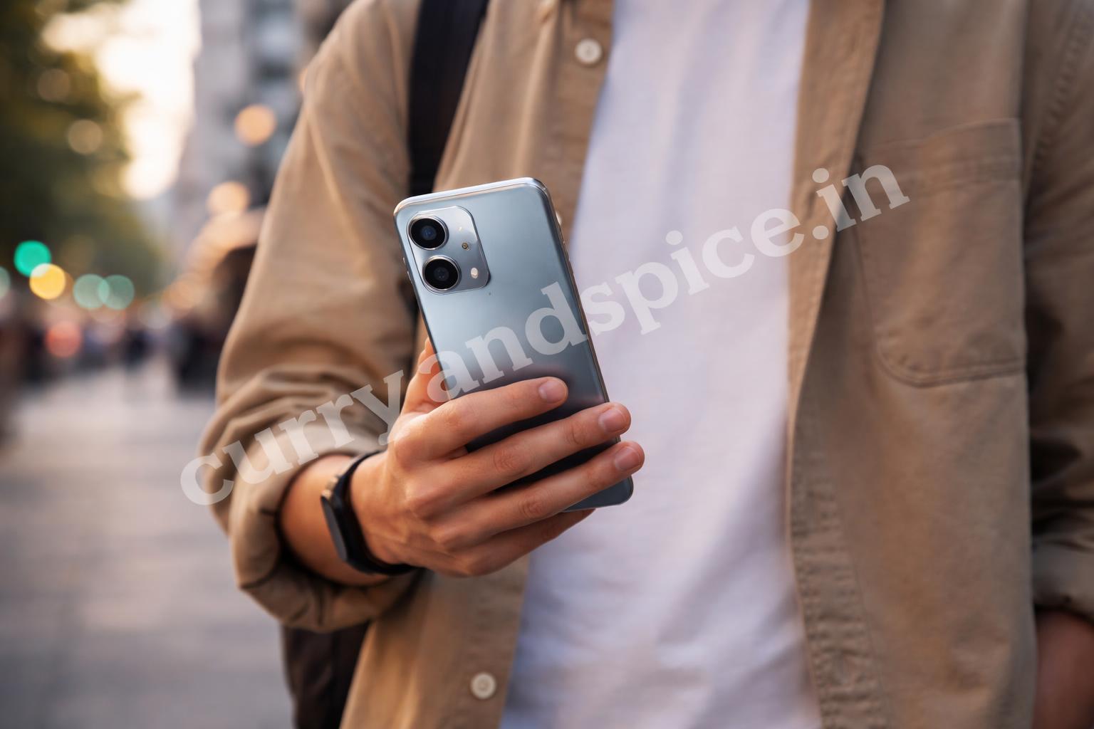 Redmi note 15 lifestyle handheld phone use