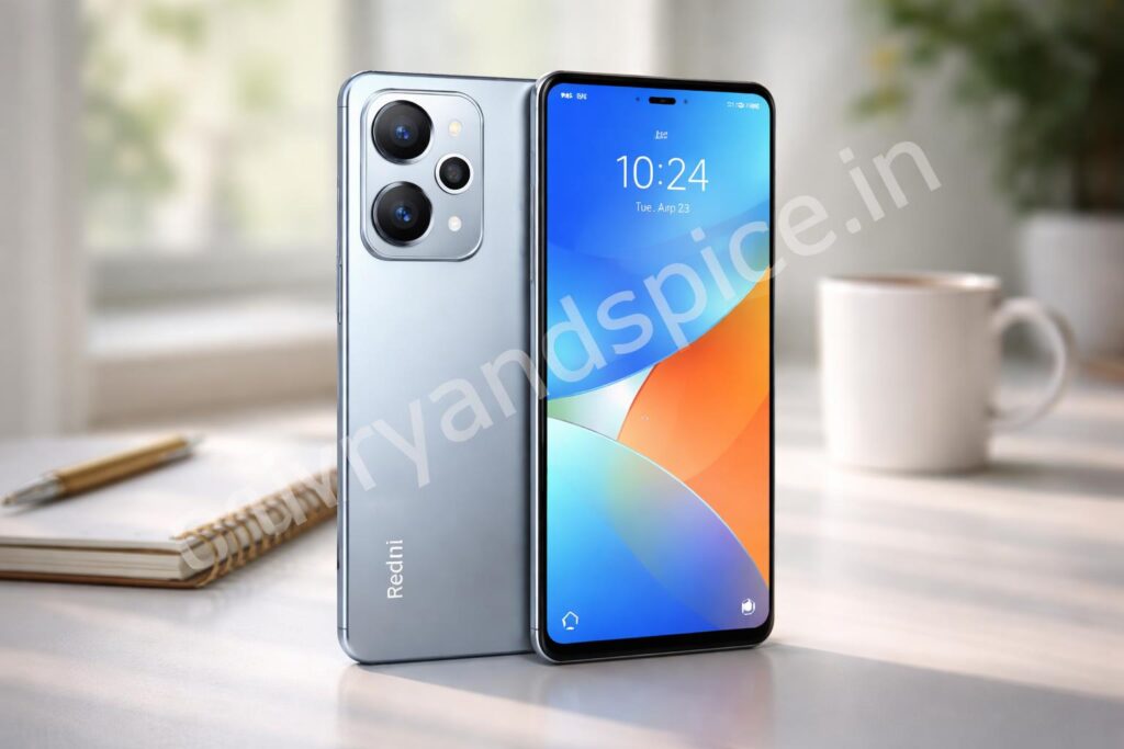 Redmi note 15 sleek front and back design