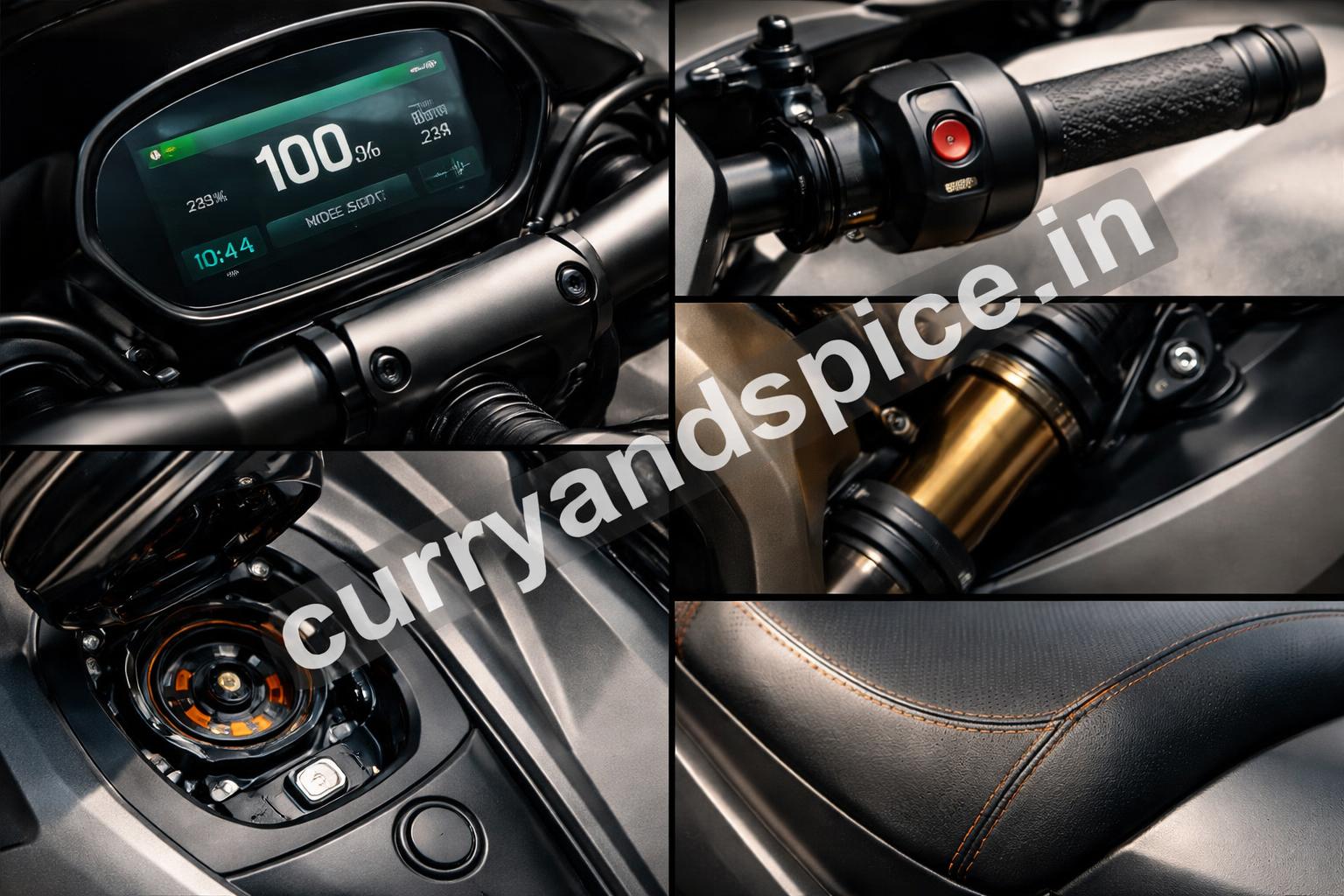 Royal enfield ev bike premium feature detail shots