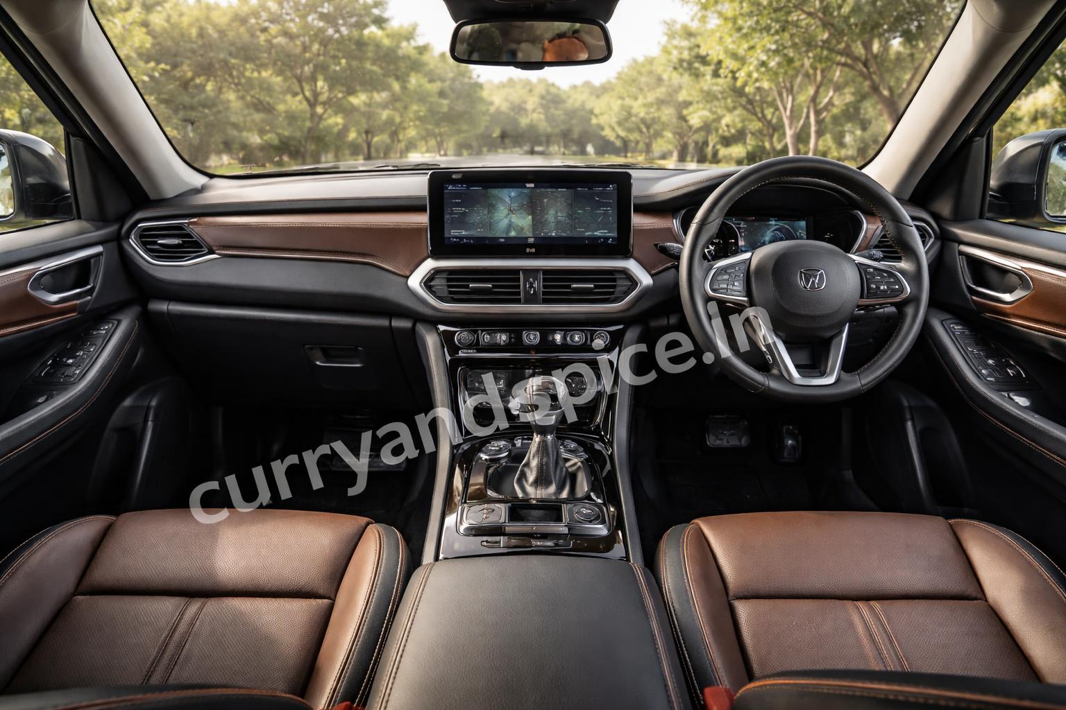 Scorpio n facelift cabin dashboard layout
