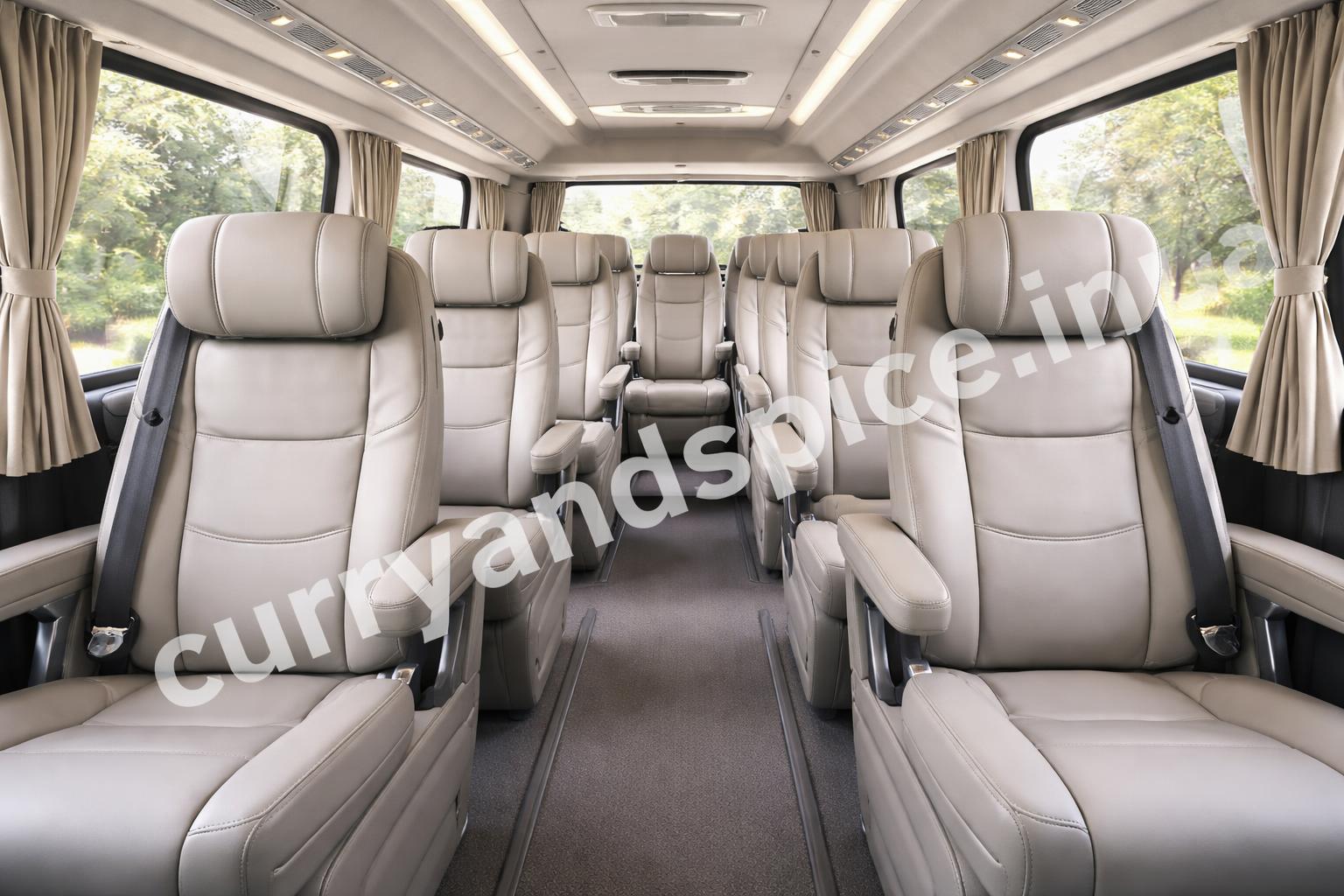 Urbania deluxe cabin row seating
