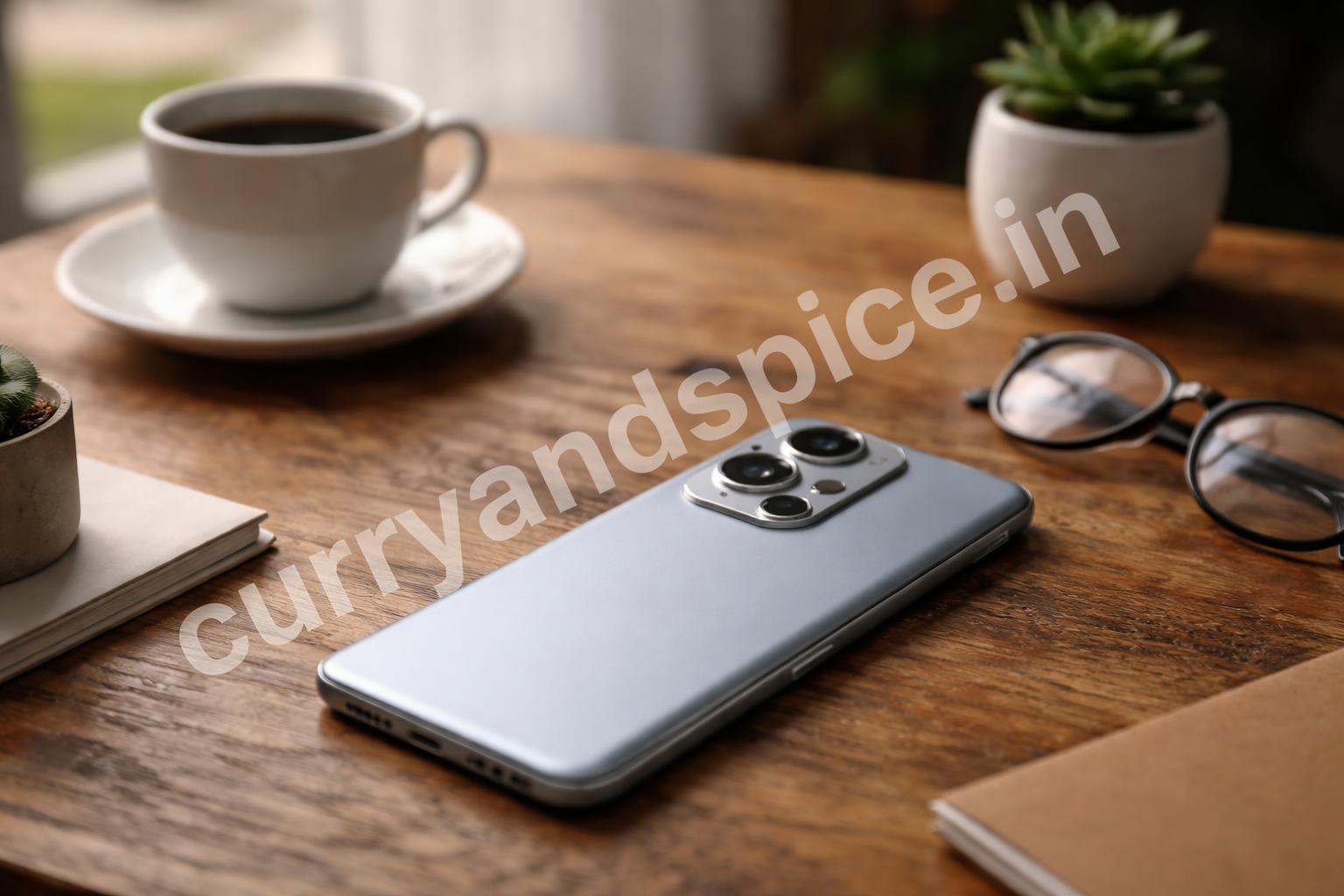 Vivo t5x camera sample style phone on table