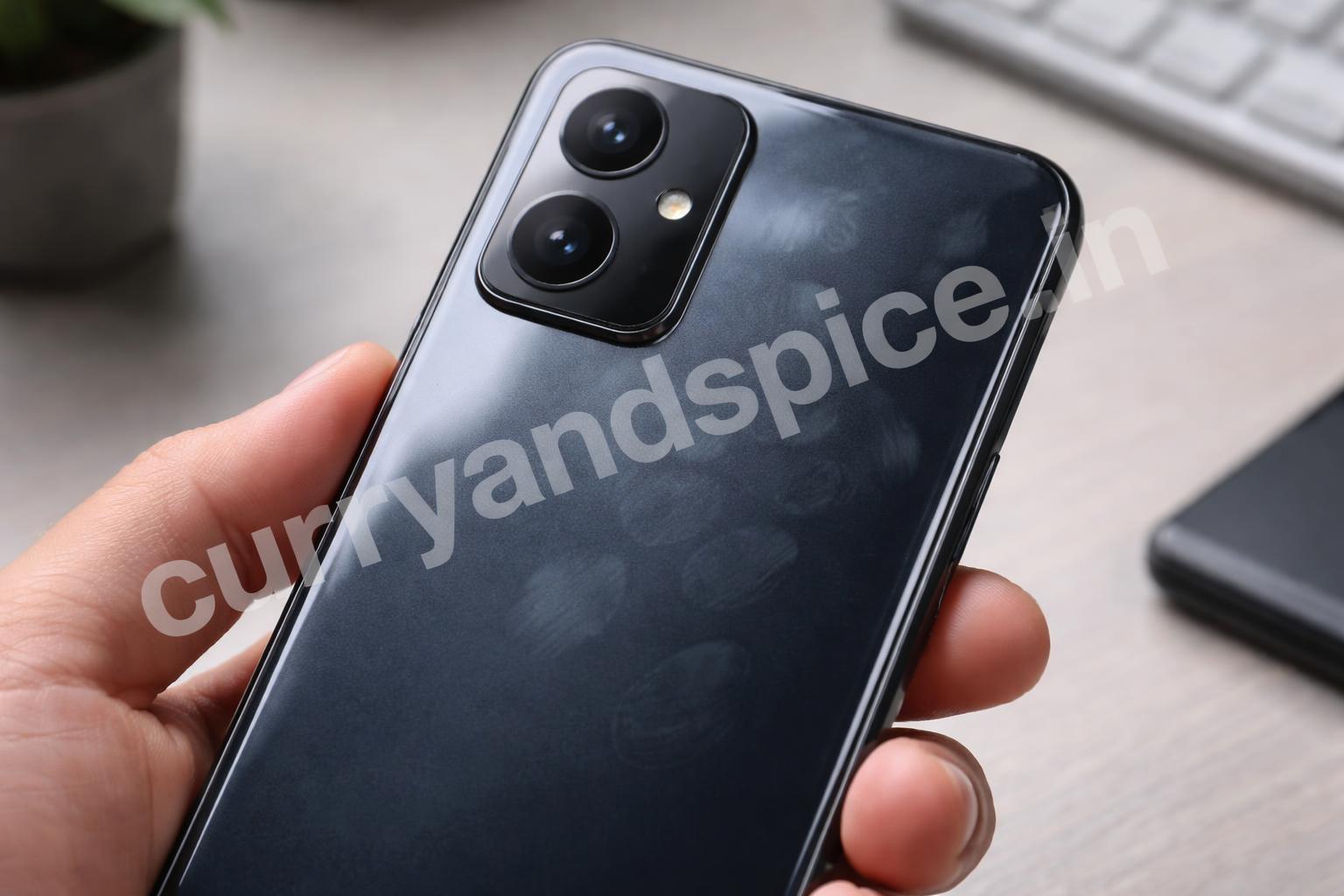 Vivo y21 5g glossy back panel fingerprint check
