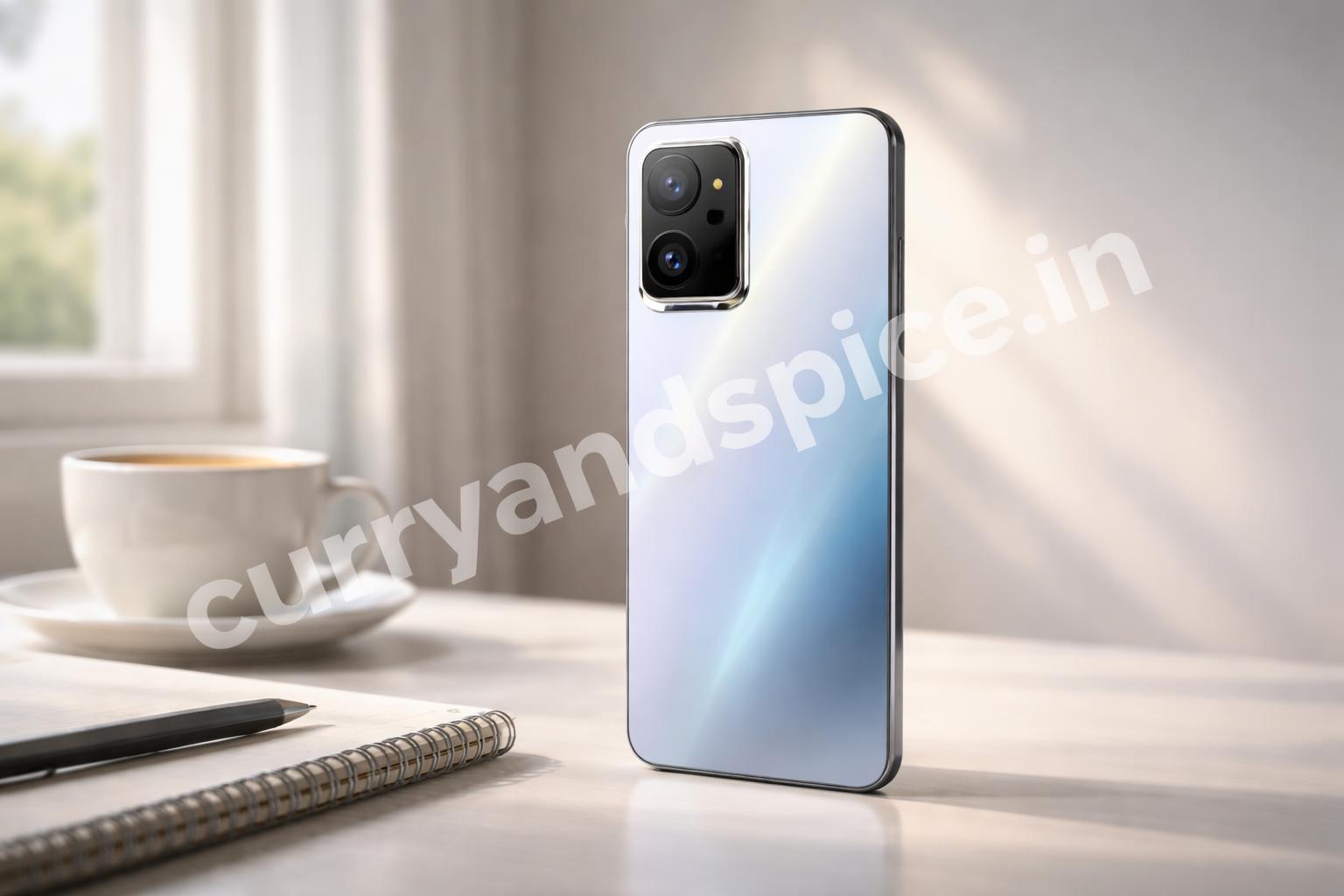 Vivo y21 5g slim phone front view