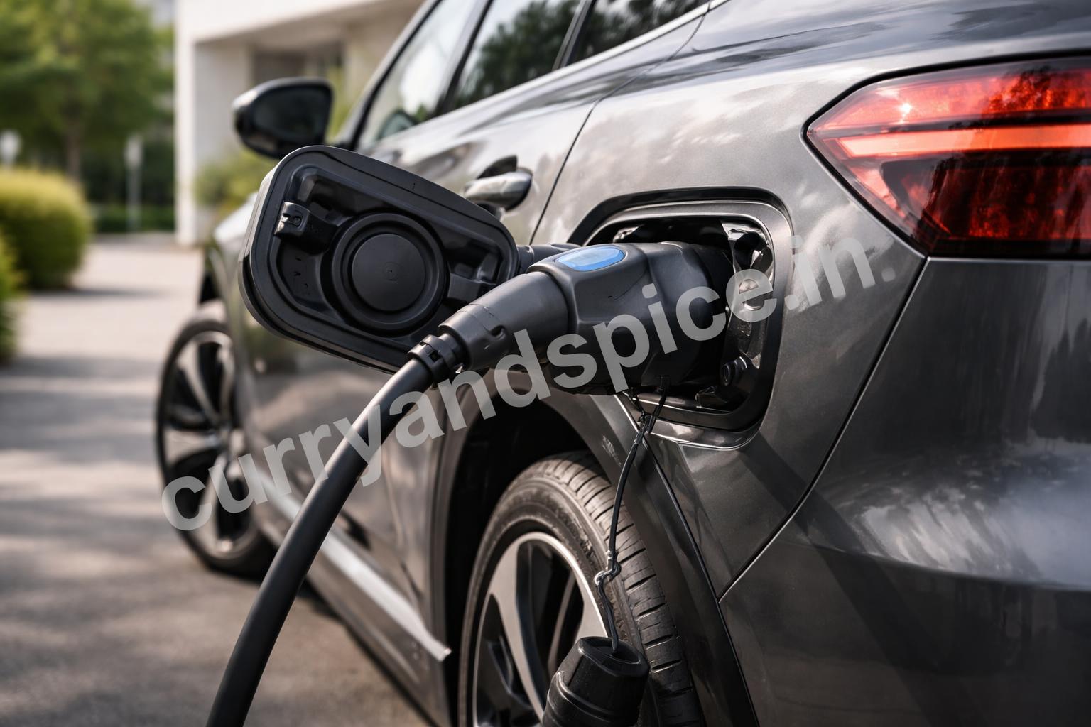 Volvo ex90 fast charging port detail