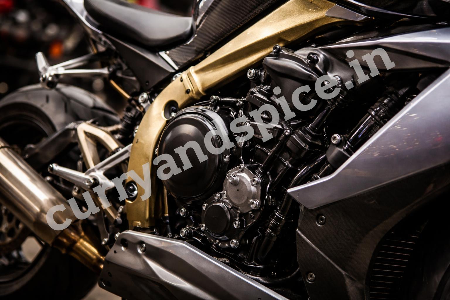 Yamaha r2 engine closeup